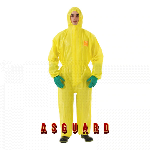 ชุด ppe ป้องกันสารเคมี และเชื้อโรค ANSELL รุ่น AlphaTec®3000-111 สีเหลือง