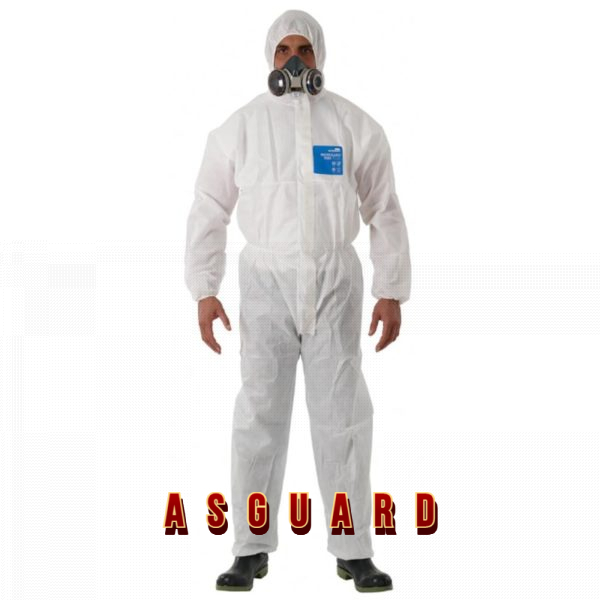 ชุด ppe ป้องกันสารเคมี ANSELL รุ่น AlphaTec® 1500 PLUS สีขาว
