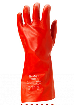 ถุงมือป้องกันสารเคมี AlphaTec ® 15-554